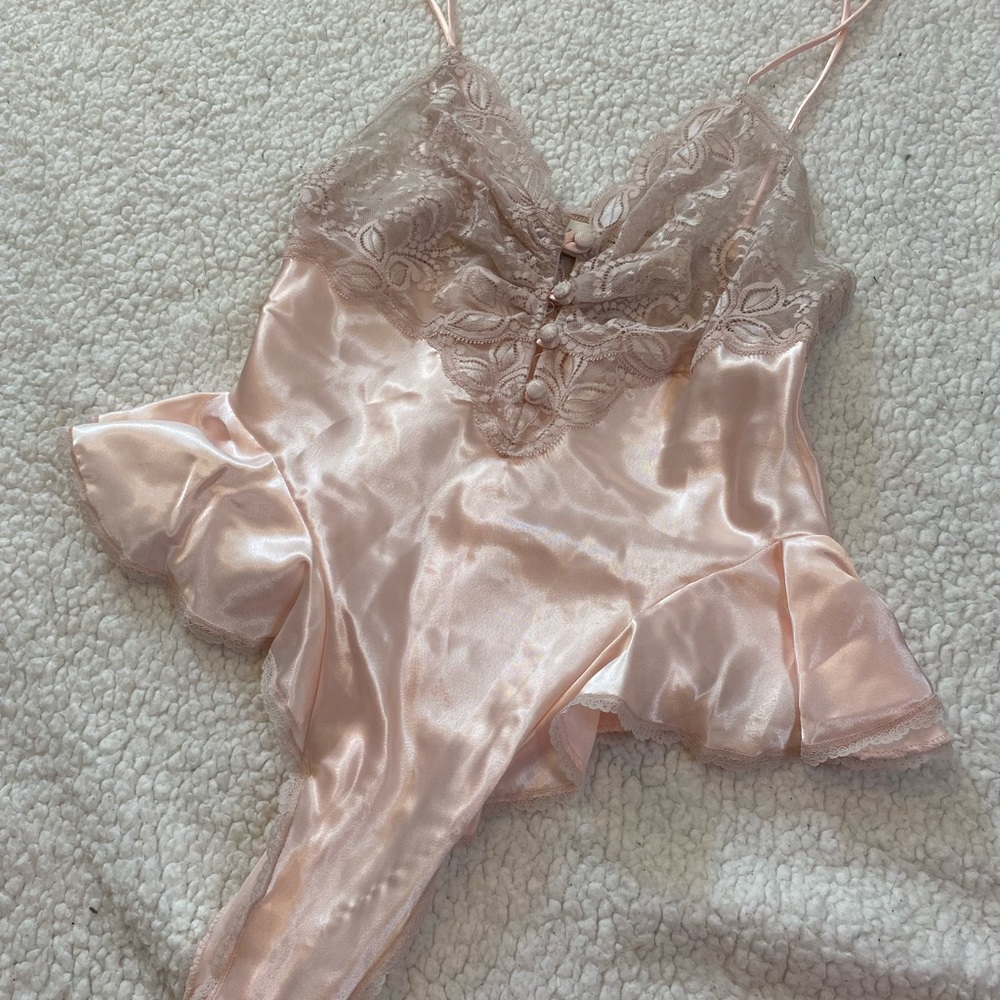 VINTAGE Victoria’s Secret Silk Bodysuit